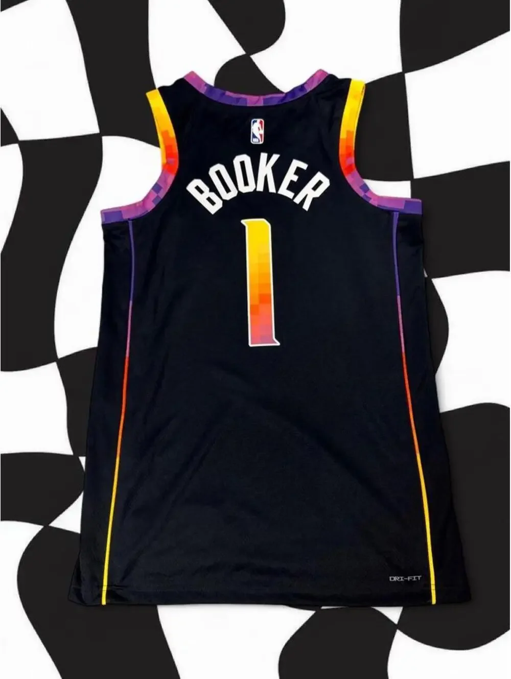 Jordan Men's Black and Multi Vests-tanks-cami